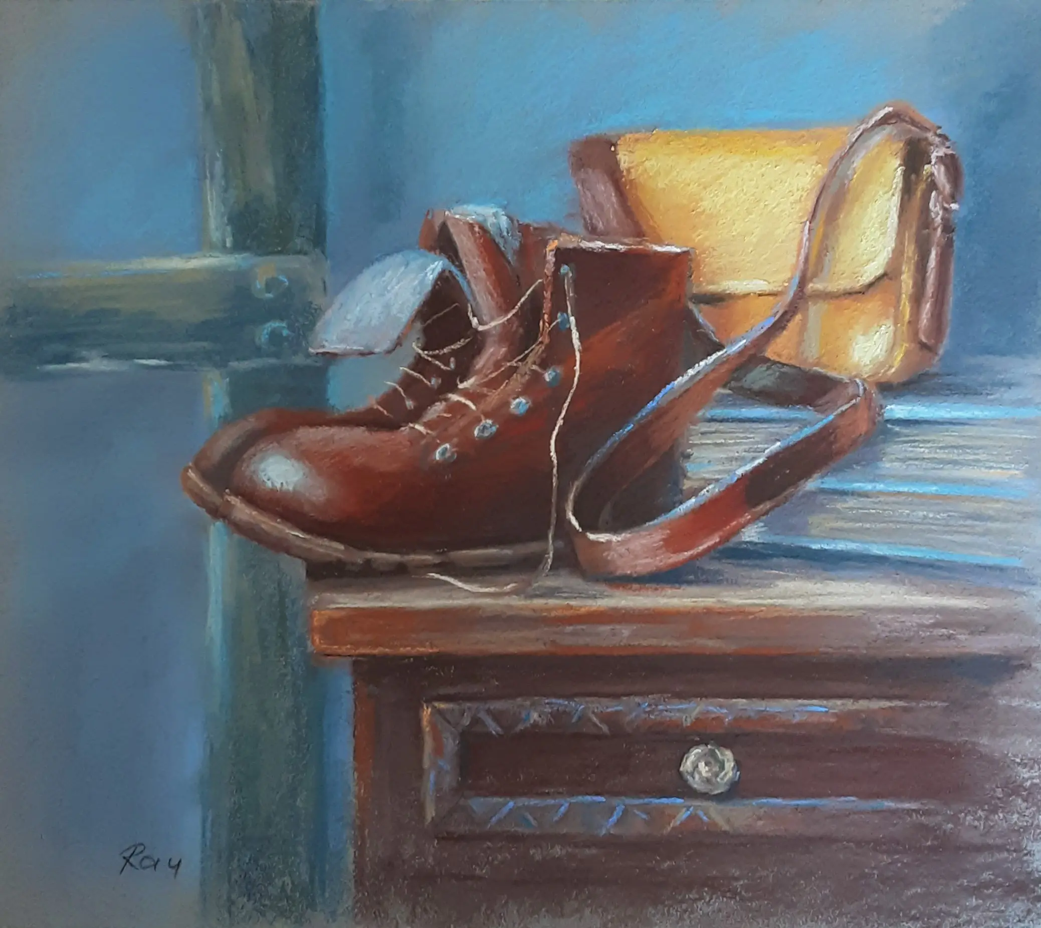 10.Kožené boty.40x50